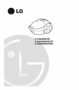 Manuale LG V-C2940RDR Aspirapolvere