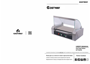 Handleiding Costway EP19235A Worstgrill
