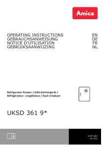 Manual Amica UKSD 361 940 Refrigerator
