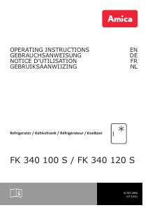 Mode d’emploi Amica FK 340 120 S Réfrigérateur