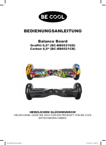 Manual Be Cool BC-BB6521GD Hoverboard