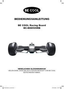 Manual Be Cool BC-BD8505RB Hoverboard