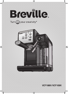 Käyttöohje Breville VCF109X Prima Latte II Kahvikone