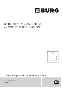 Mode d’emploi Burg B EBSX 949 610 S Four