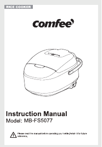 Manual Comfee MB-FS5077 Rice Cooker