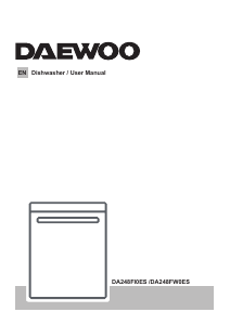 Manual Daewoo DA248FW0ES Dishwasher