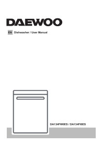 Manual Daewoo DA134FW0ES Dishwasher