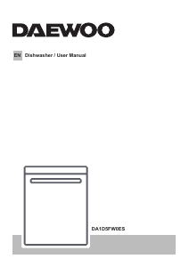 Manual Daewoo DA1D5FW0ES Dishwasher