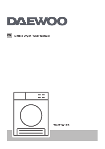 Manual Daewoo T8HT1W1ES Dryer