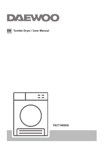 Handleiding Daewoo T8CT1W0ES Wasdroger
