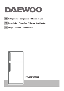 Manual de uso Daewoo FTL243FWT0ES Frigorífico combinado