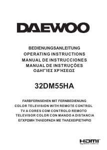 Handleiding Daewoo 32DM55HA LED televisie
