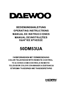Handleiding Daewoo 50DM53UA LED televisie