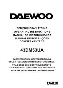 Kullanım kılavuzu Daewoo 43DM53UA LED televizyon