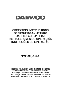 Handleiding Daewoo 32DM54HA LED televisie