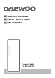 Manual Daewoo FLN390EWR0ES Refrigerator