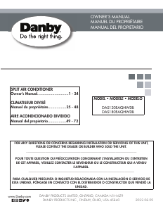 Manual Danby DAS120EAQHWDB Air Conditioner