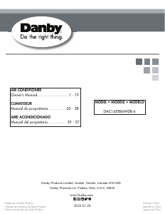 Manual Danby DAC145EB6WDB-6 Air Conditioner