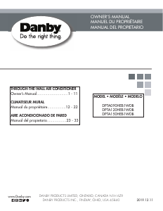 Handleiding Danby DPTA090HEB1WDB Airconditioner