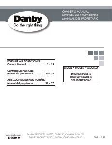 Manual Danby DPA100HE5WDB-6 Air Conditioner