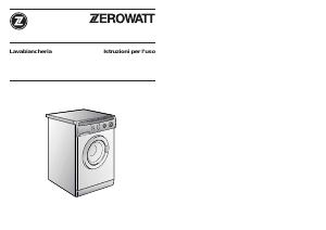 Manuale Zerowatt ZLP 82-01 Lavatrice