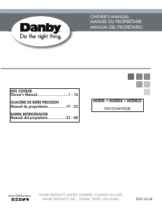 Handleiding Danby DKC054A9SLDB Koelkast