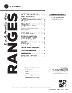 Manual GE JB735EPES Range