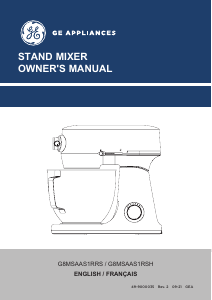 Handleiding GE G8MSAAS1RRS Standmixer