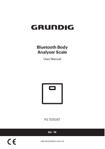 Kullanım kılavuzu Grundig PS 7010 BT Banyo tartısı