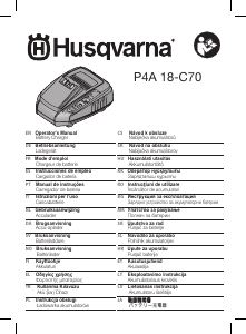 Manuale Husqvarna P4A 18-C70 Caricabatterie