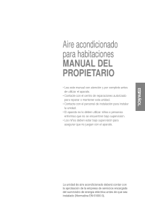 Manual de uso LG A12LHD Aire acondicionado