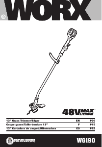 Manual Worx WG190 Grass Trimmer