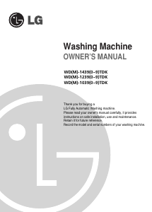 Manual LG WD-12332RD Washing Machine