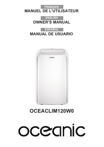 Mode d’emploi Oceanic OCEACLIM120W0 Climatiseur