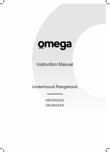 Handleiding Omega ORU52GLED Afzuigkap