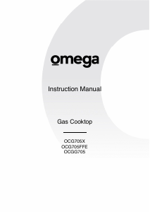 Manual Omega OCGG705 Hob