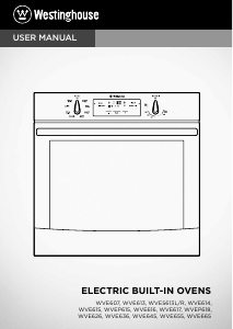 Manual Westinghouse WVE614 Oven