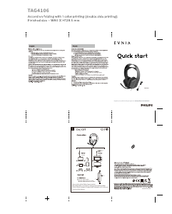 Handleiding Philips TAG4106BK Evnia Headset