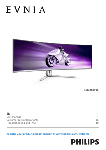 Handleiding Philips 49M2C8900 Evnia LED monitor