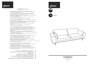 Mode d’emploi Wehkamp Torino (86x236x85) Canapé