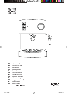 Manual Solac CE4482 Espresso Machine