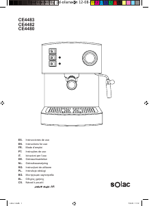 Manual Solac CE4483 Espresso Machine