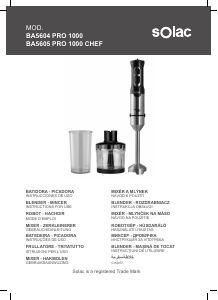 Instrukcja Solac BA5604 Blender ręczny