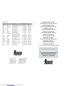 Handleiding Teka CNL 2002 Afzuigkap