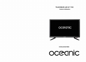 Mode d’emploi Oceanic OCEALED2219B2 Téléviseur LED