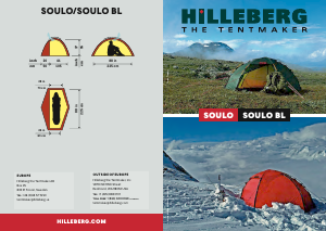 Manual Hilleberg Soulo BL Tent