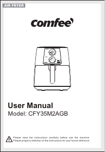 Handleiding Comfee CFY35M2AGB Friteuse