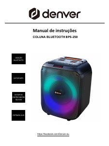 Manual Denver BPS-250 Altifalante