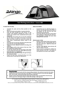 Manual Vango Icarus 400 Tent