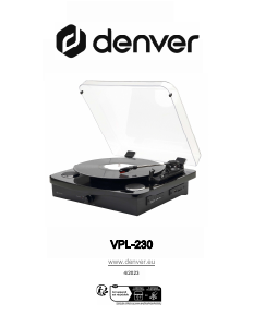 Mode d’emploi Denver VPL-230LW Platine